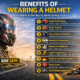हेलमेट पहनने के फायदे
