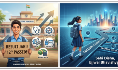 UP Board 12th Result 2026 ke baad career options aur courses ki jankari.