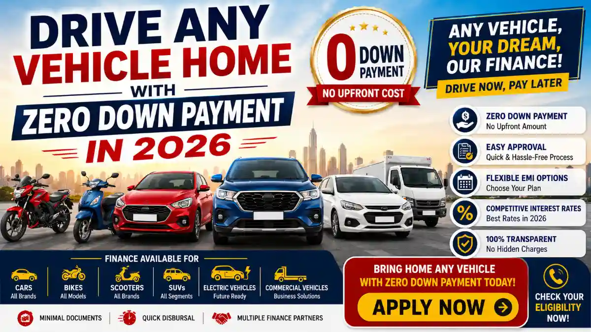 drive any vehicle home with zero down payment in 2026